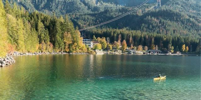 Im Eibsee Hotel die innere Mitte finden