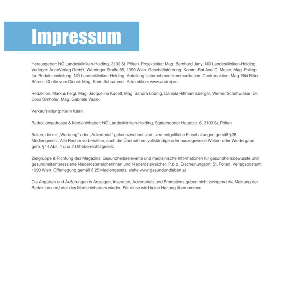 Impressum Bild