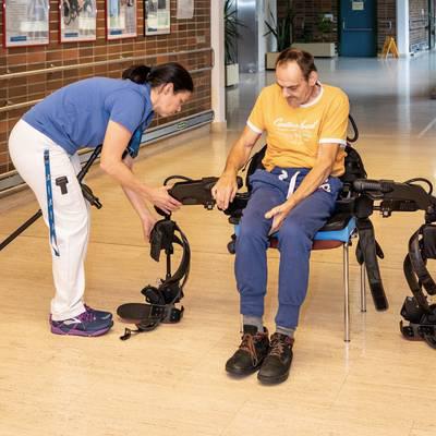 Bewegende Ereignisse mit dem bionischen Anzug
