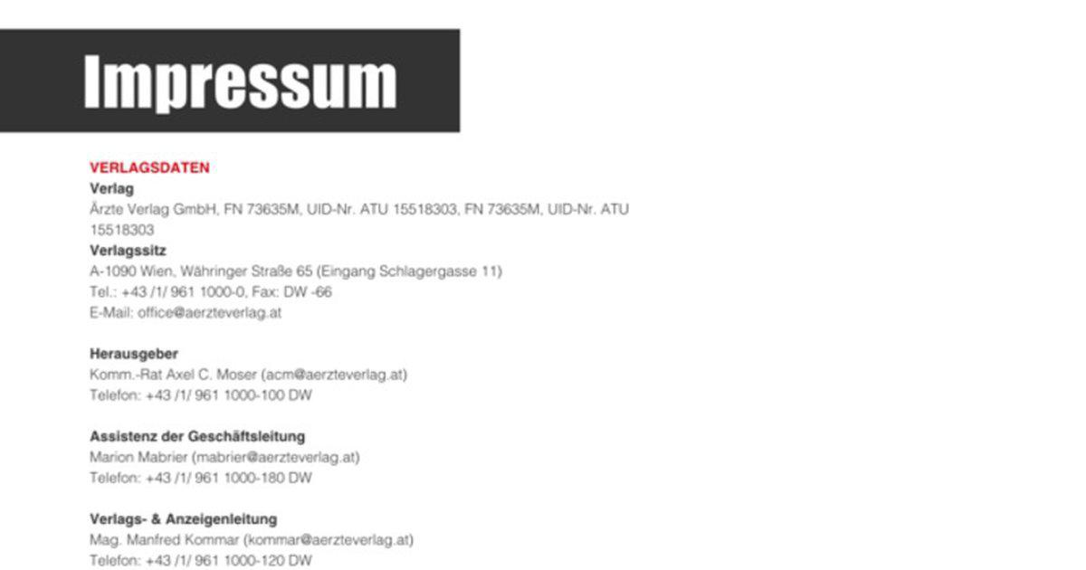 Impressum Bild